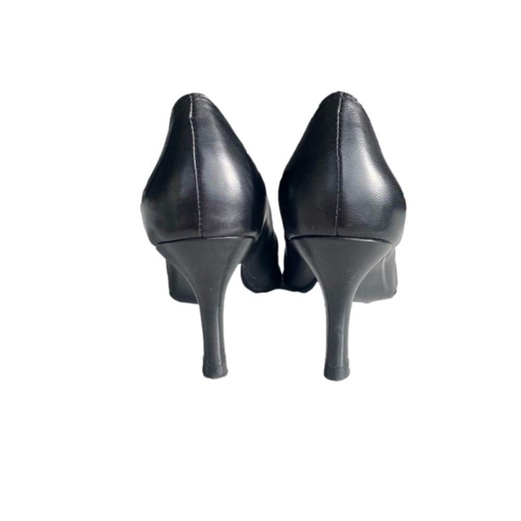 Van Eli Black Zip Top Pointed Toe Booties Size 6.5 - Picture 7 of 8